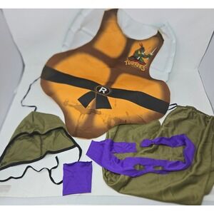 Teenage Mutant Ninja Turtles 1989 Vintage Donatello Halloween Costume Youth L